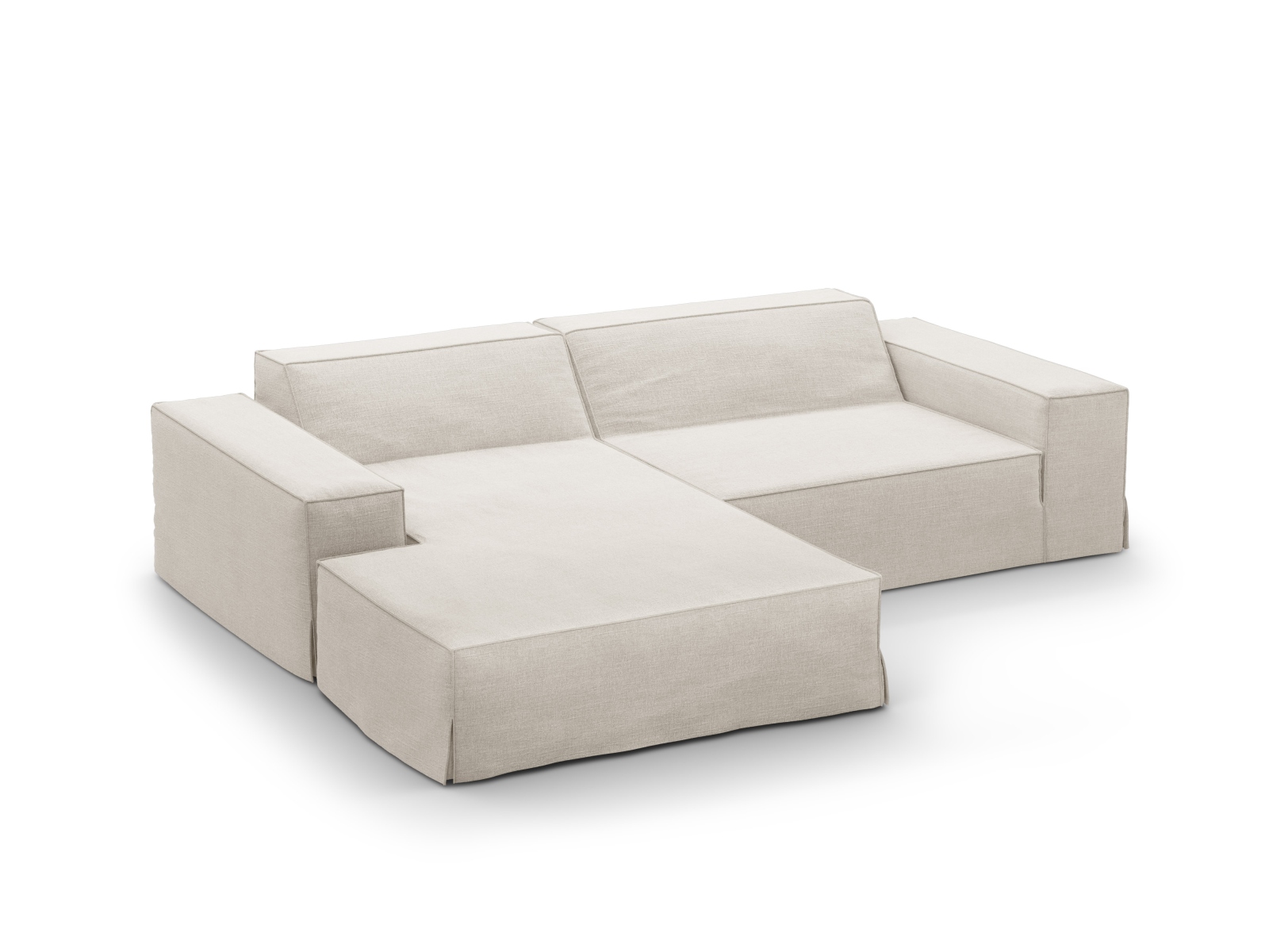 Modular Left Corner Sofa, "Jodie", 3 Seats, 224x162x77
