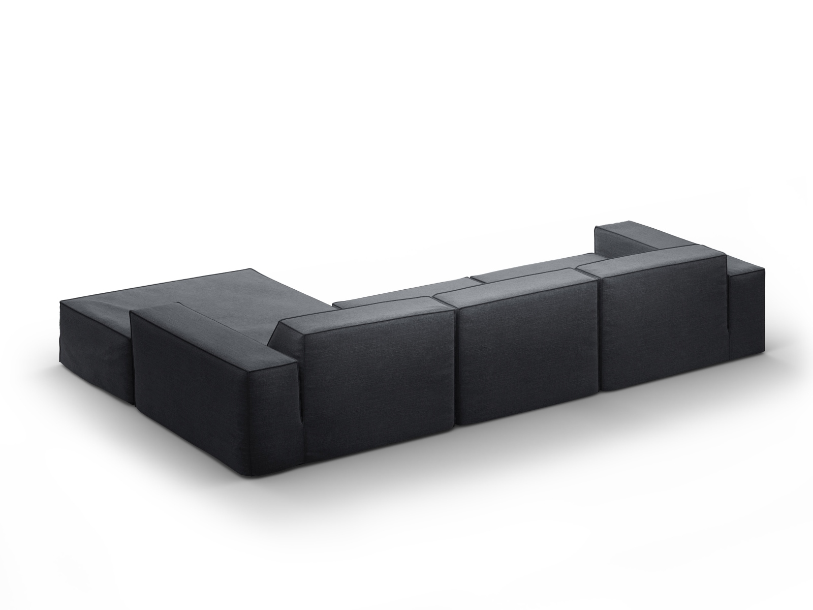 Modular Right Corner Sofa, "Jodie", 4 Seats, 284x162x77