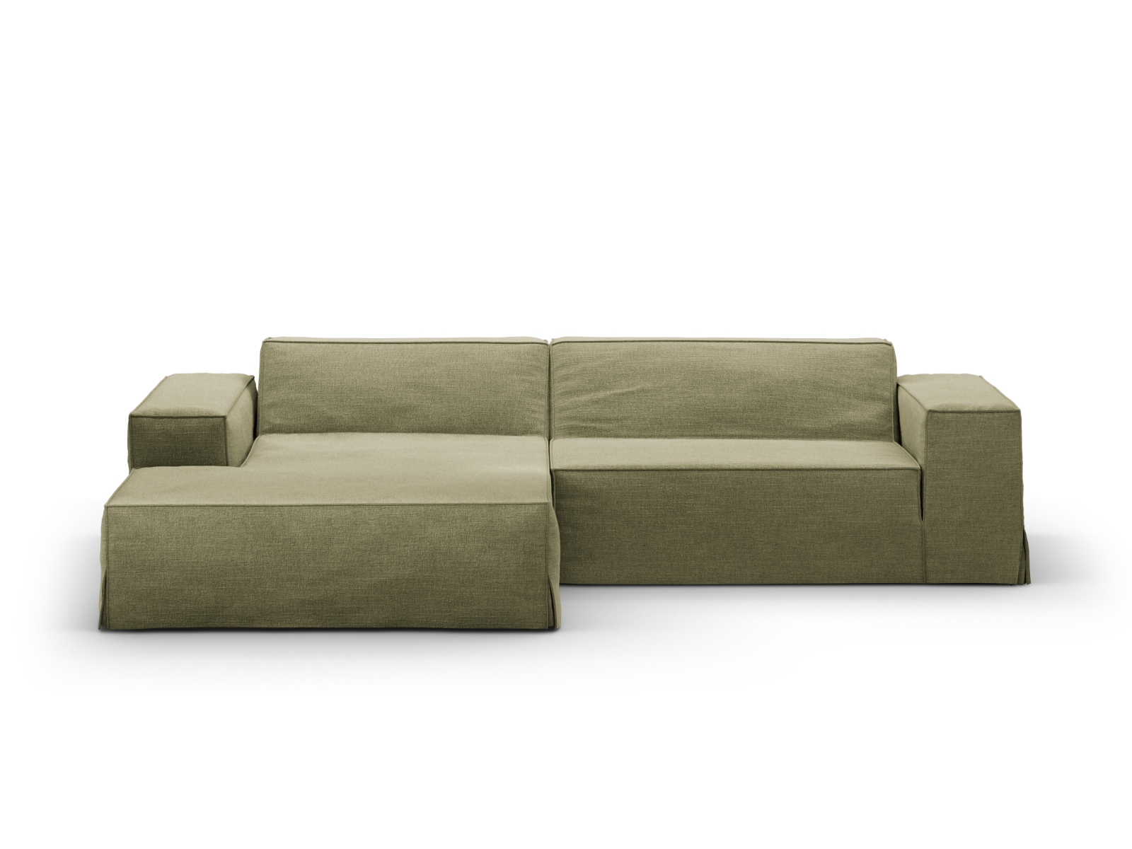 Modular Left Corner Sofa, "Jodie", 3 Seats, 224x162x77