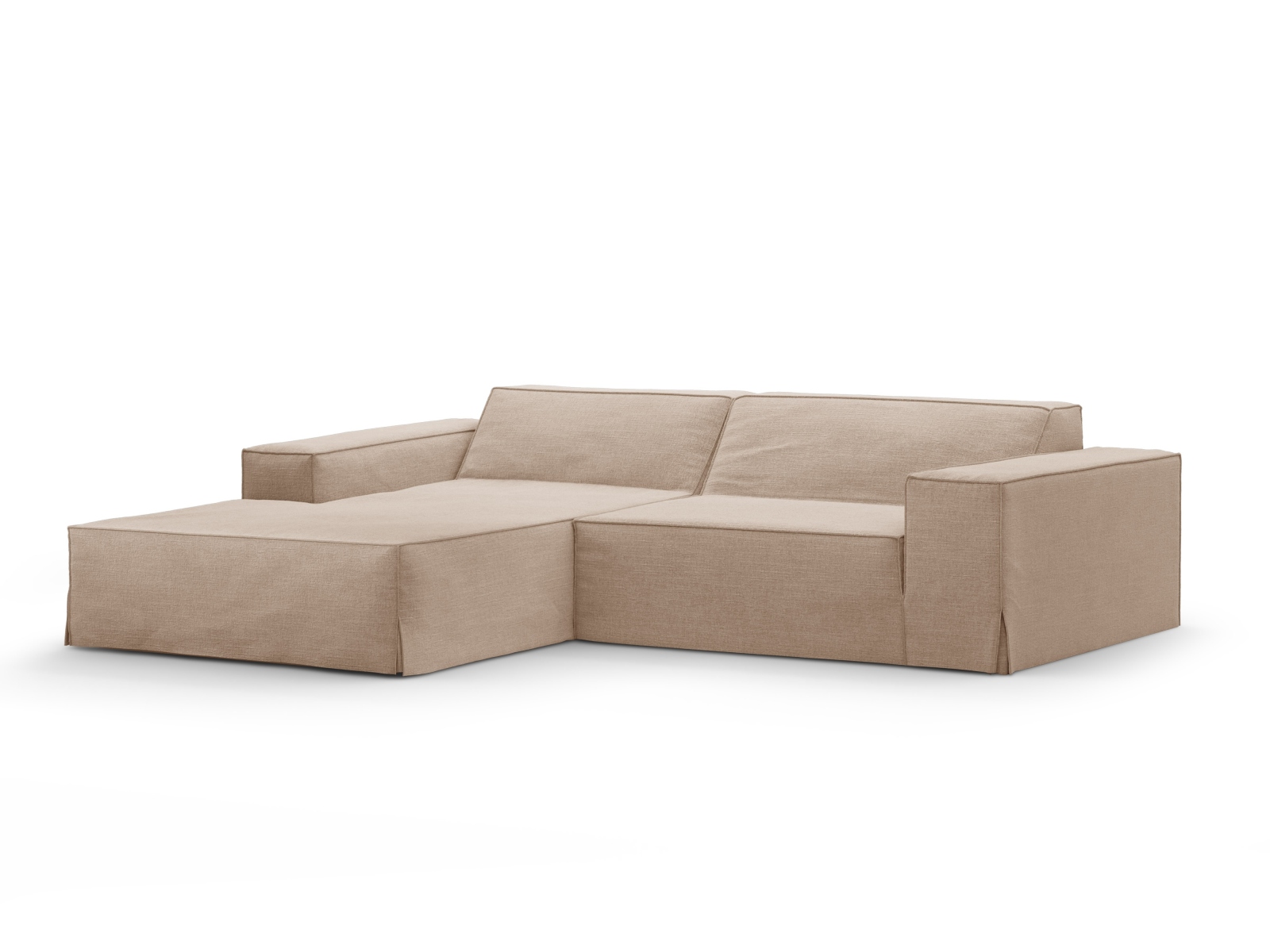 Modular Left Corner Sofa, "Jodie", 3 Seats, 224x162x77