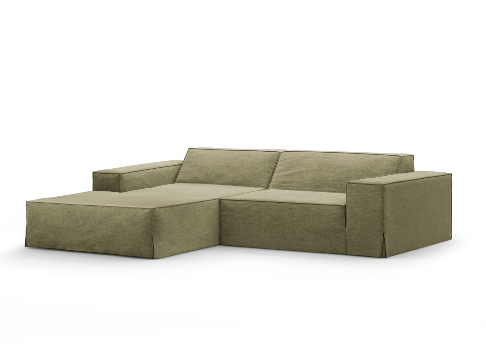 Modular Left Corner Sofa, "Jodie", 3 Seats, 224x162x77