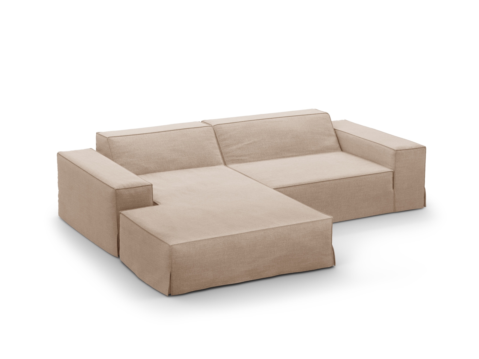 Modular Left Corner Sofa, "Jodie", 3 Seats, 224x162x77