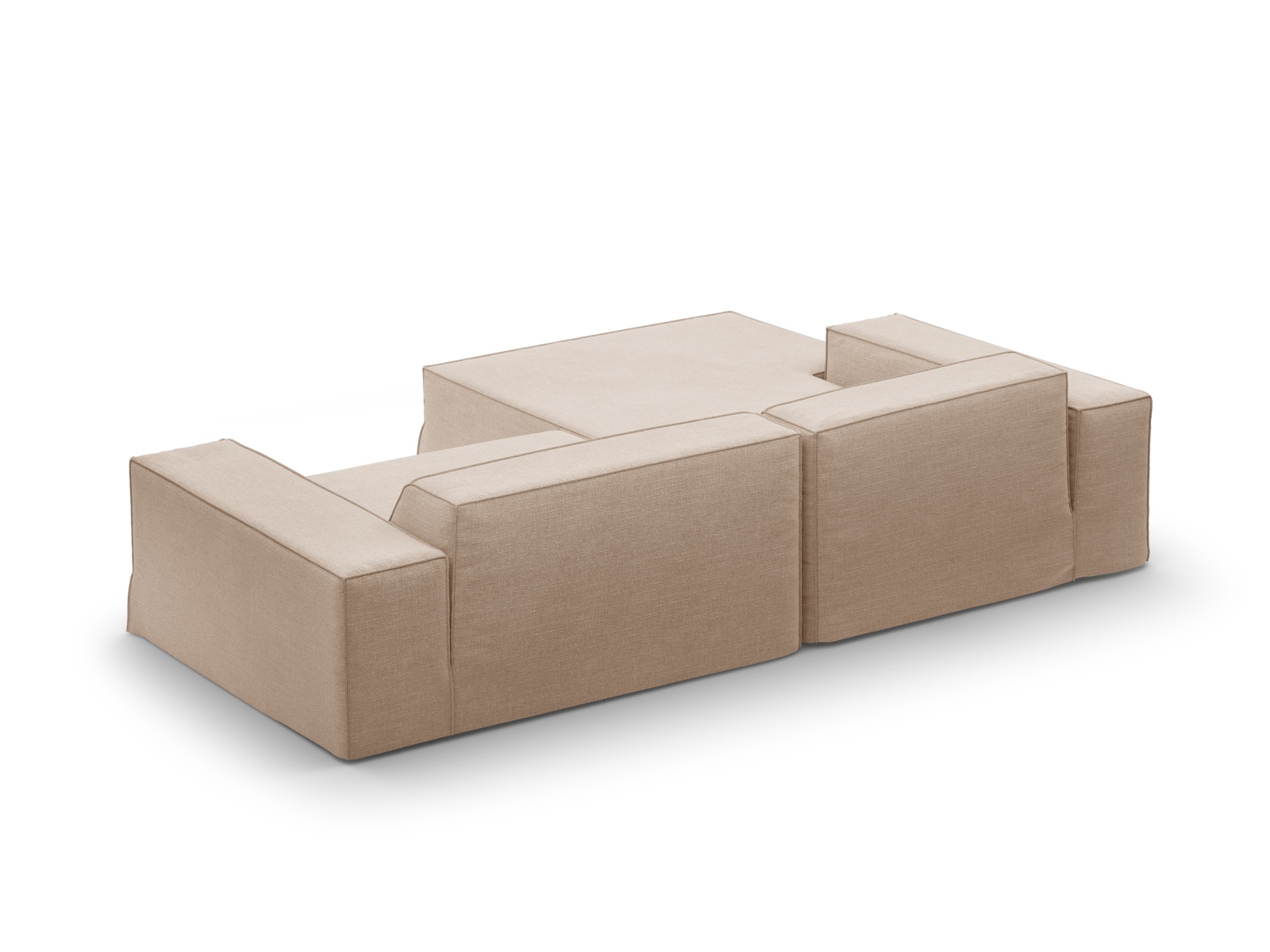 Modular Left Corner Sofa, "Jodie", 3 Seats, 224x162x77