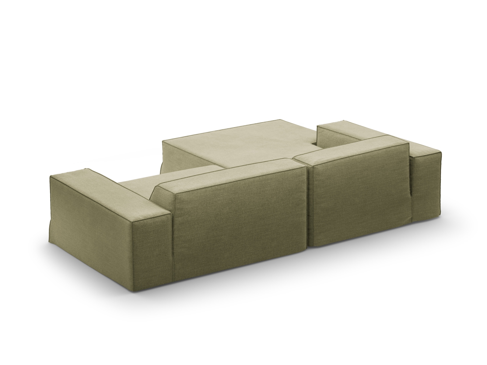 Modular Left Corner Sofa, "Jodie", 3 Seats, 224x162x77