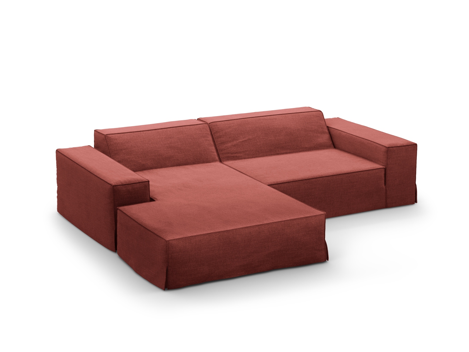 Modular Left Corner Sofa, "Jodie", 3 Seats, 224x162x77