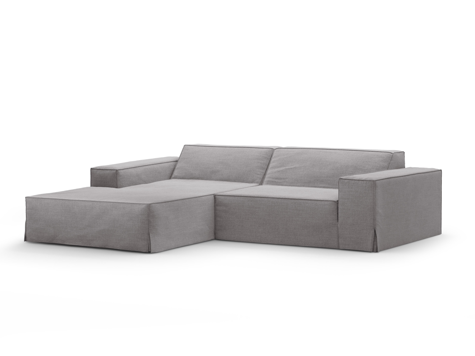 Modular Left Corner Sofa, "Jodie", 3 Seats, 224x162x77