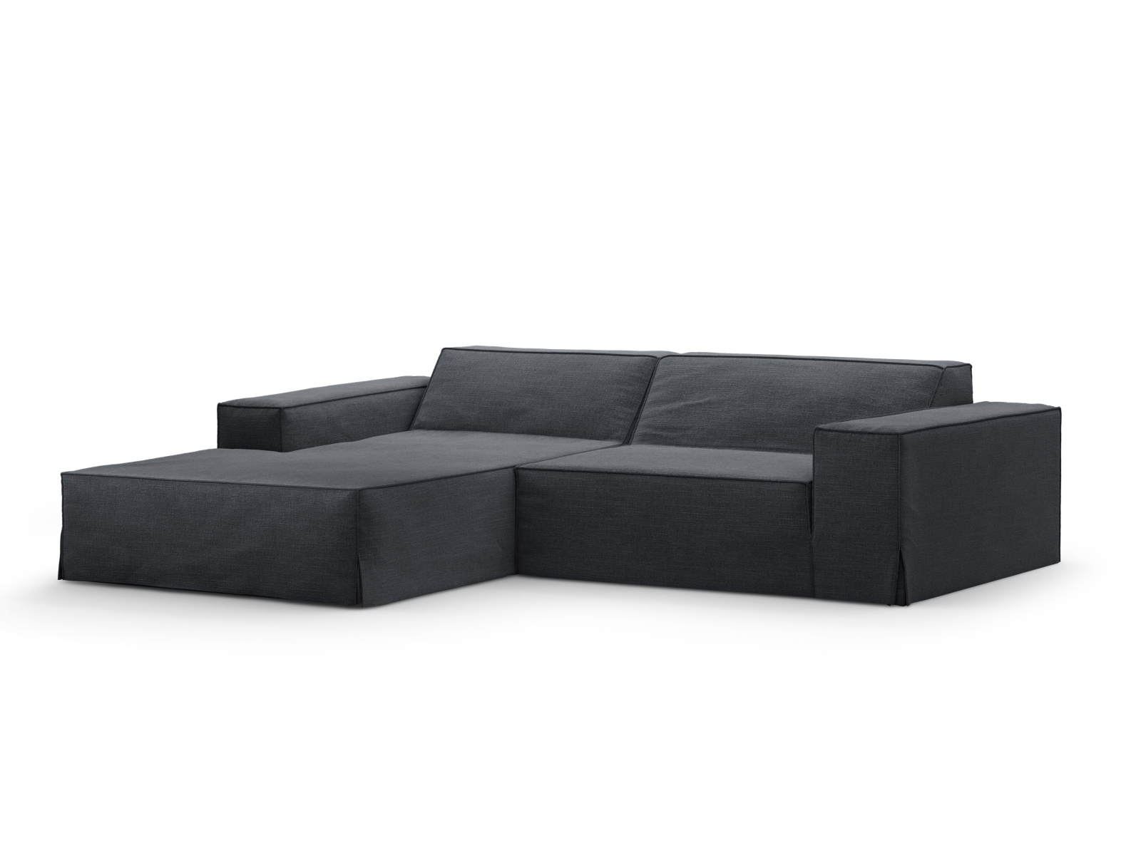 Modular Left Corner Sofa, "Jodie", 3 Seats, 224x162x77