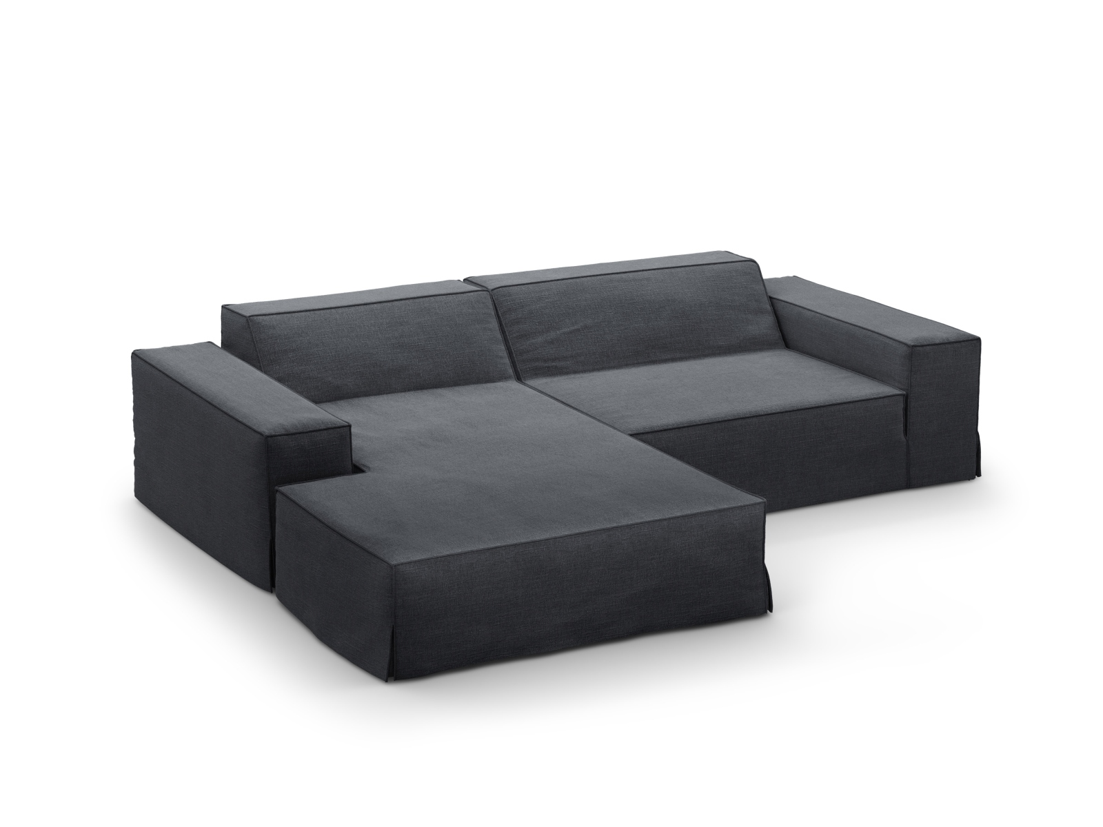 Modular Left Corner Sofa, "Jodie", 3 Seats, 224x162x77