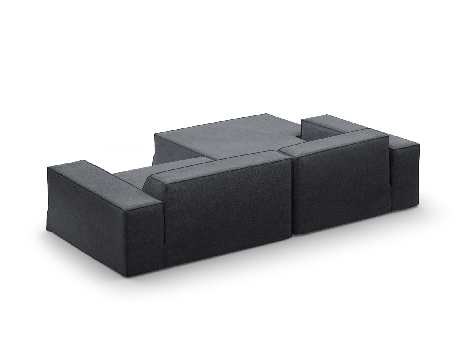 Modular Left Corner Sofa, "Jodie", 3 Seats, 224x162x77