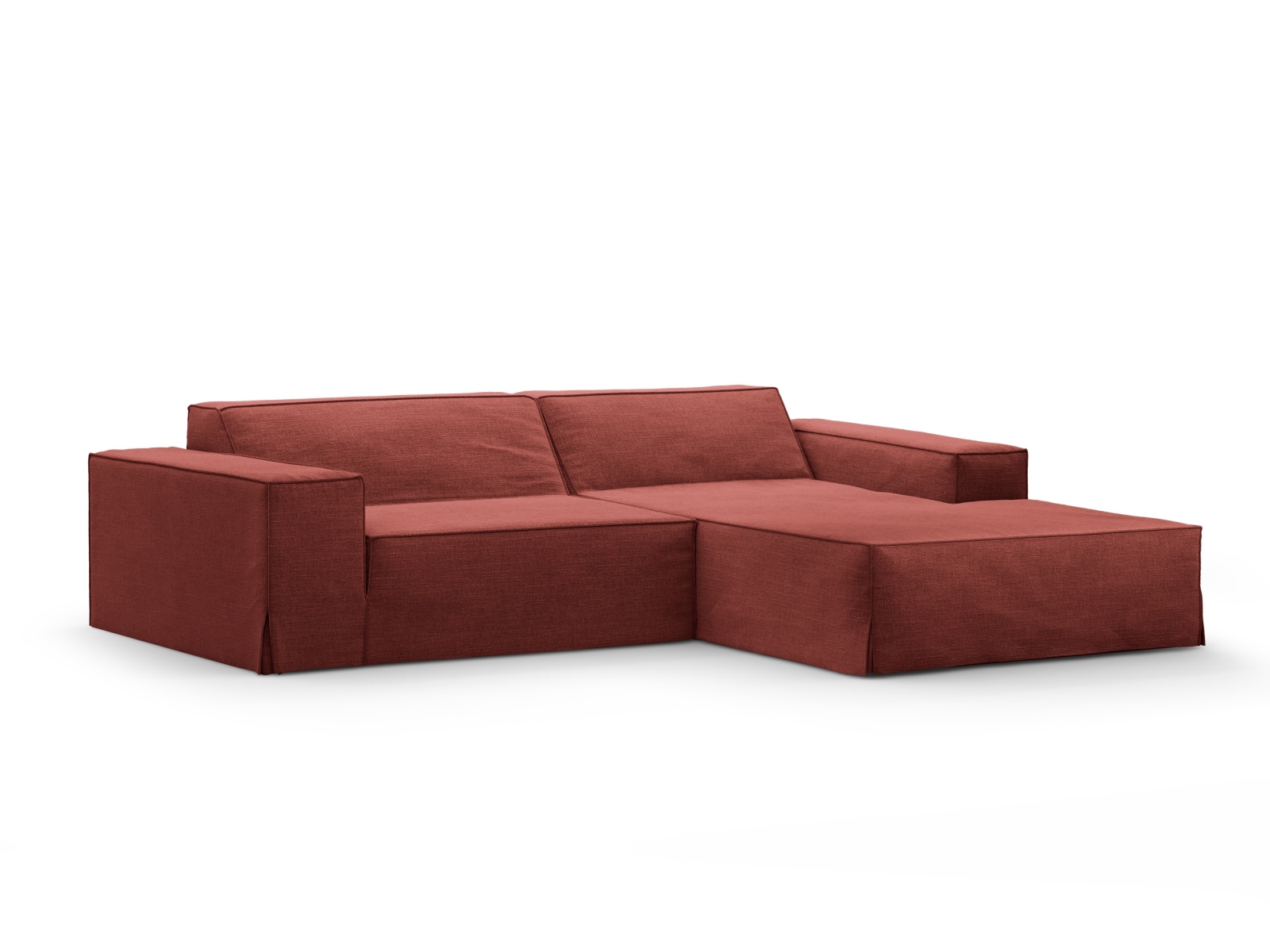 Modular Right Corner Sofa, "Jodie", 3 Seats, 224x162x77