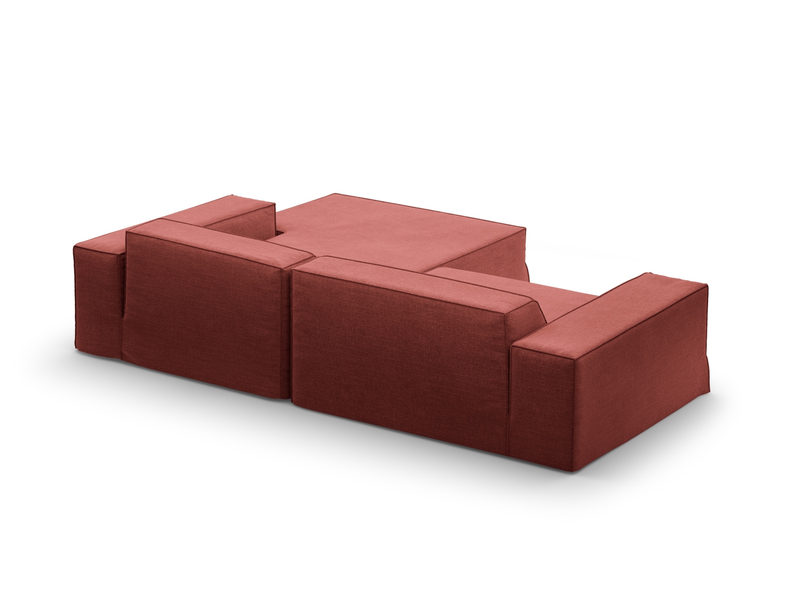 Modular Right Corner Sofa, "Jodie", 3 Seats, 224x162x77