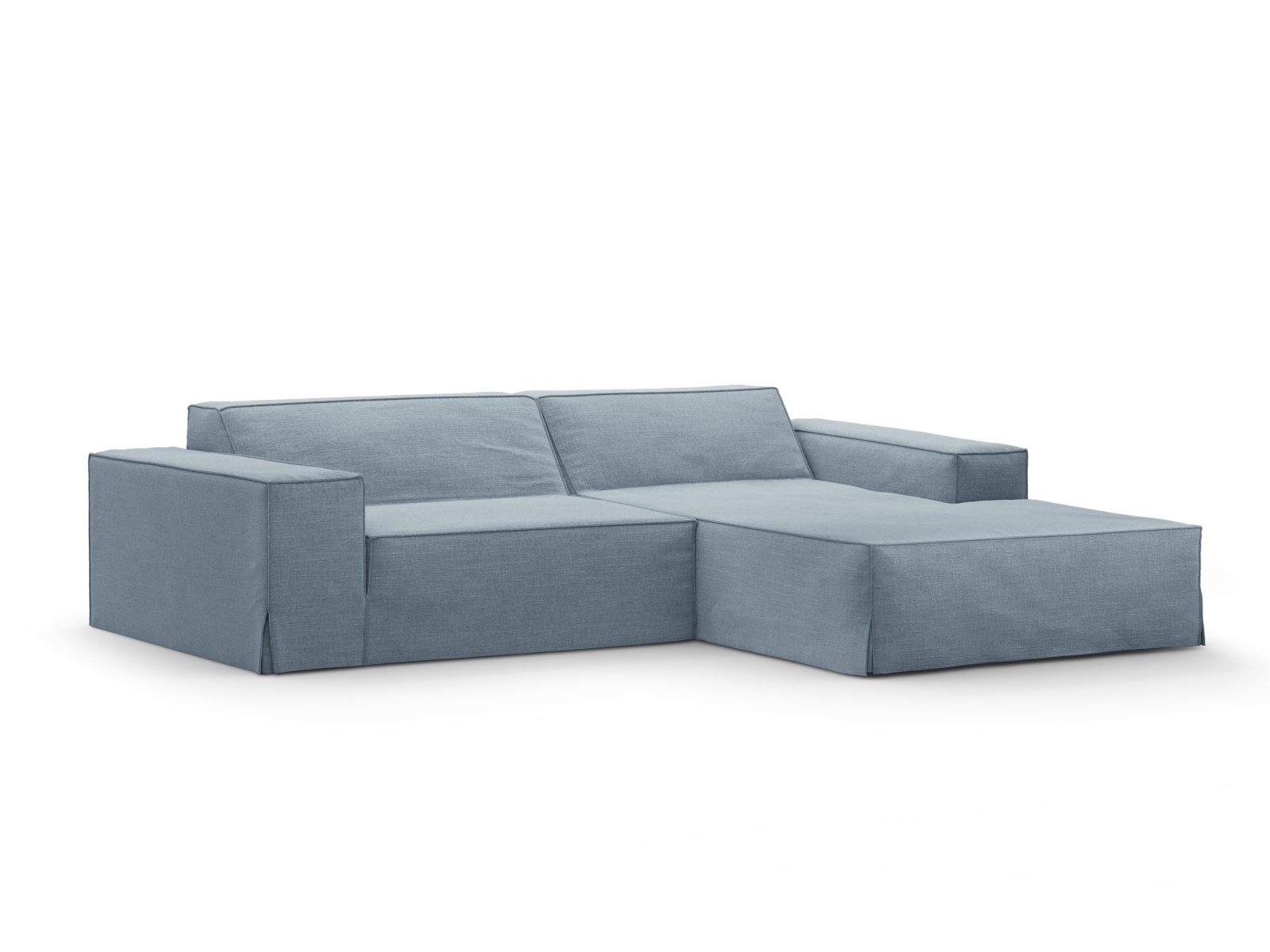 Modular Right Corner Sofa, "Jodie", 3 Seats, 224x162x77