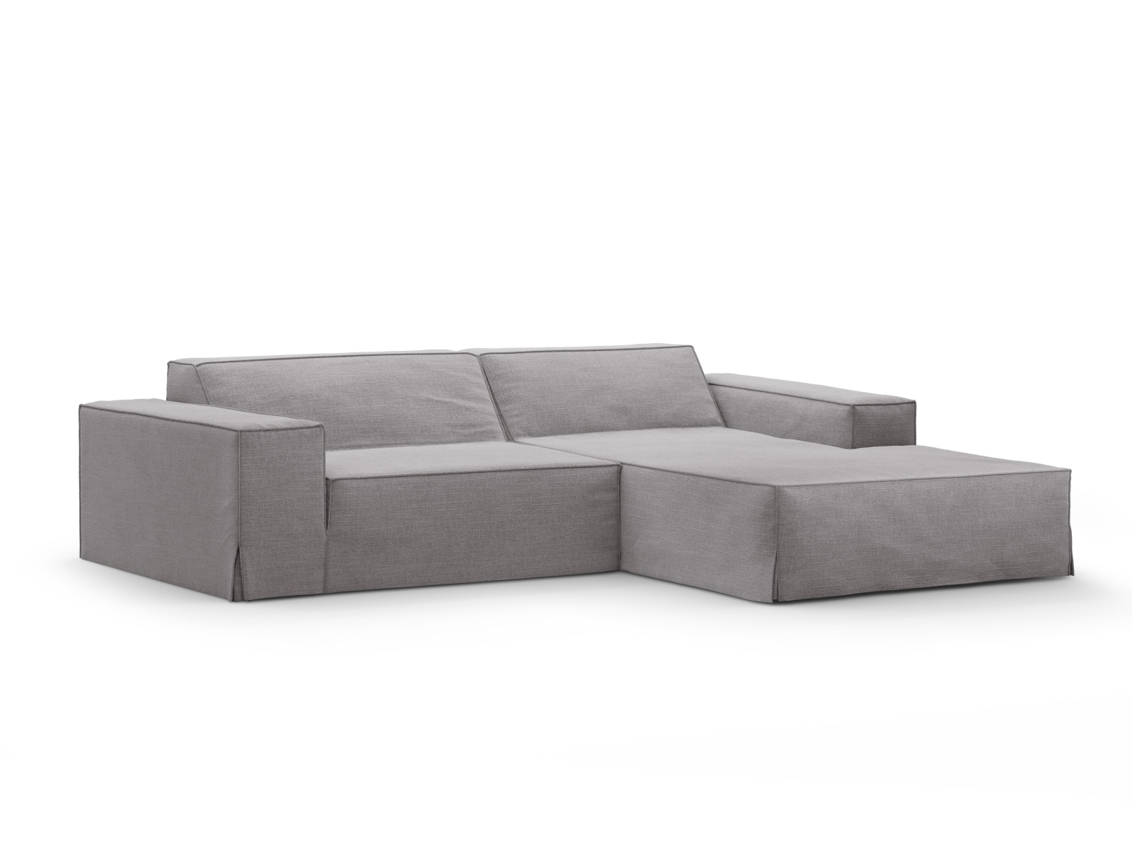 Modular Right Corner Sofa, "Jodie", 3 Seats, 224x162x77