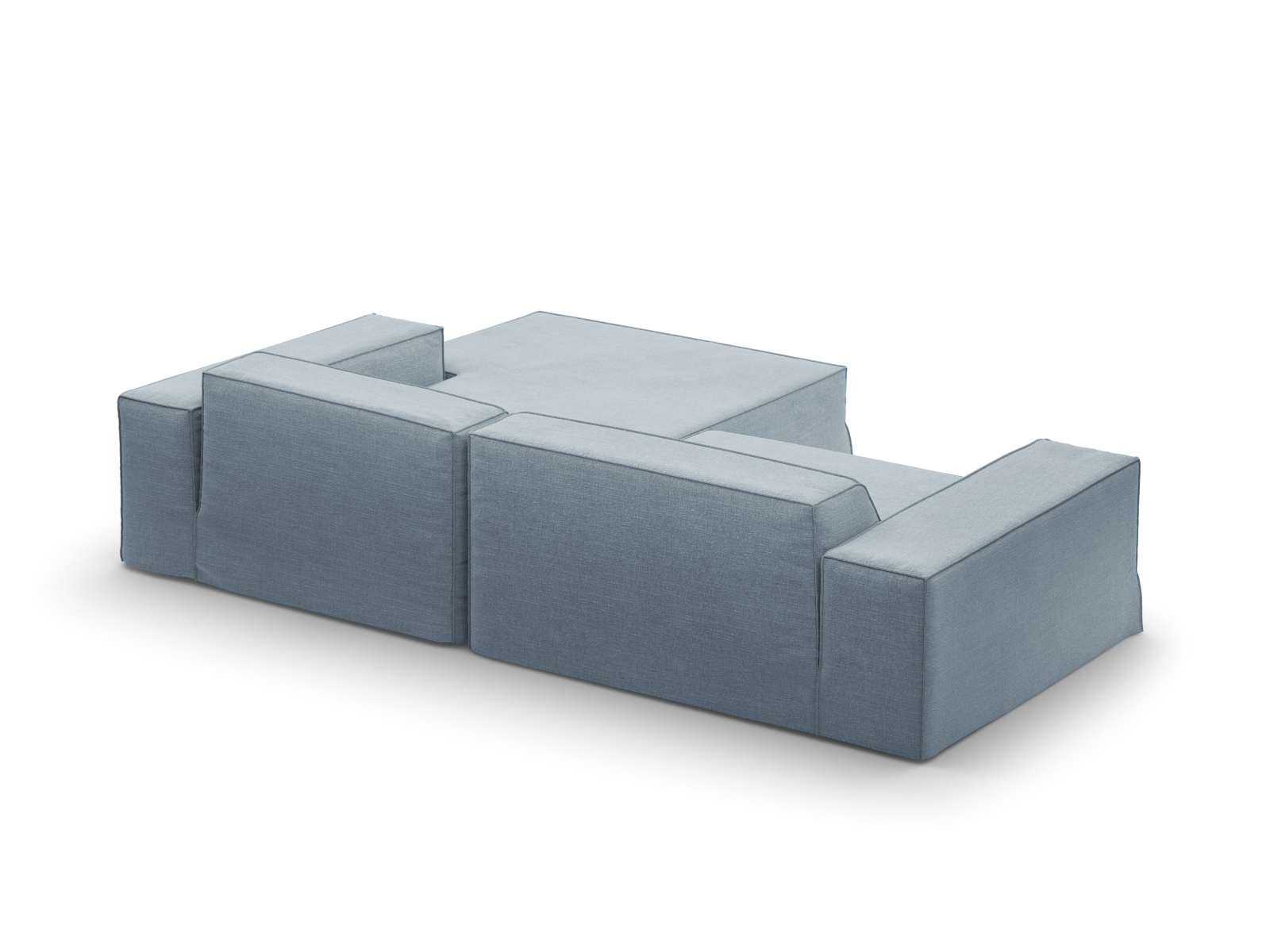 Modular Right Corner Sofa, "Jodie", 3 Seats, 224x162x77