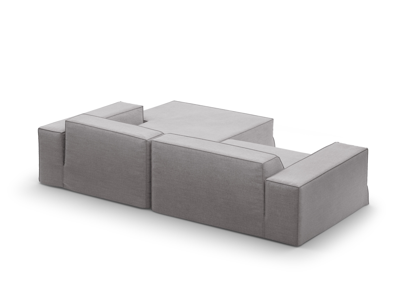 Modular Right Corner Sofa, "Jodie", 3 Seats, 224x162x77