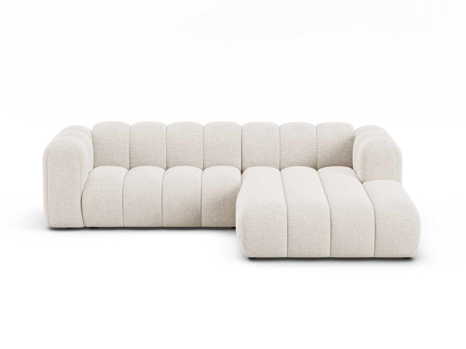 Modular Right Corner Sofa, "Lupine", 4 Seats, 260x177x70