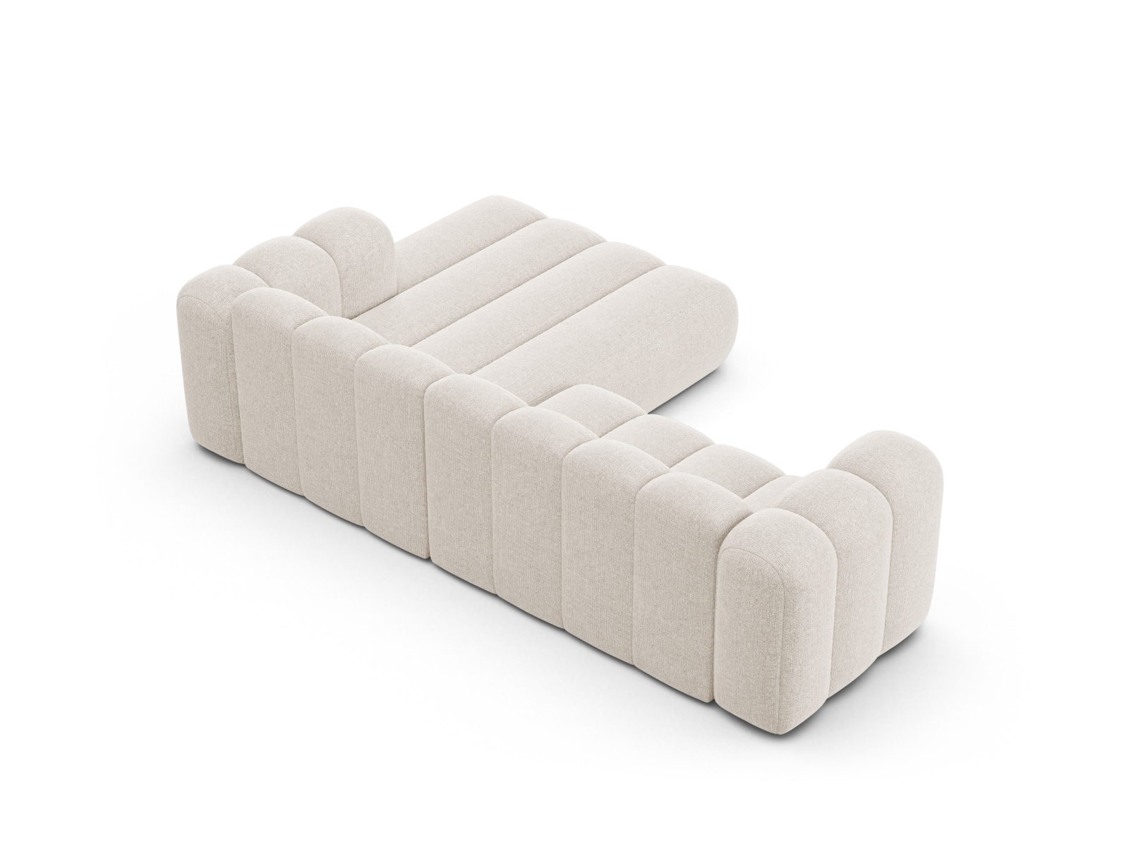 Modular Right Corner Sofa, "Lupine", 4 Seats, 260x177x70