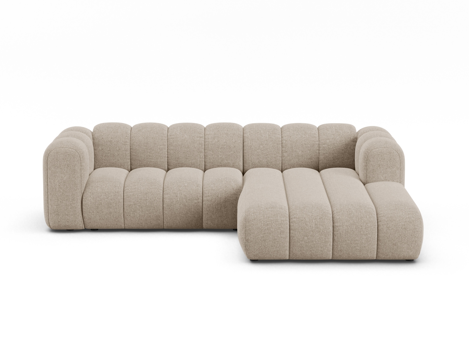 Modular Right Corner Sofa, "Lupine", 4 Seats, 260x177x70