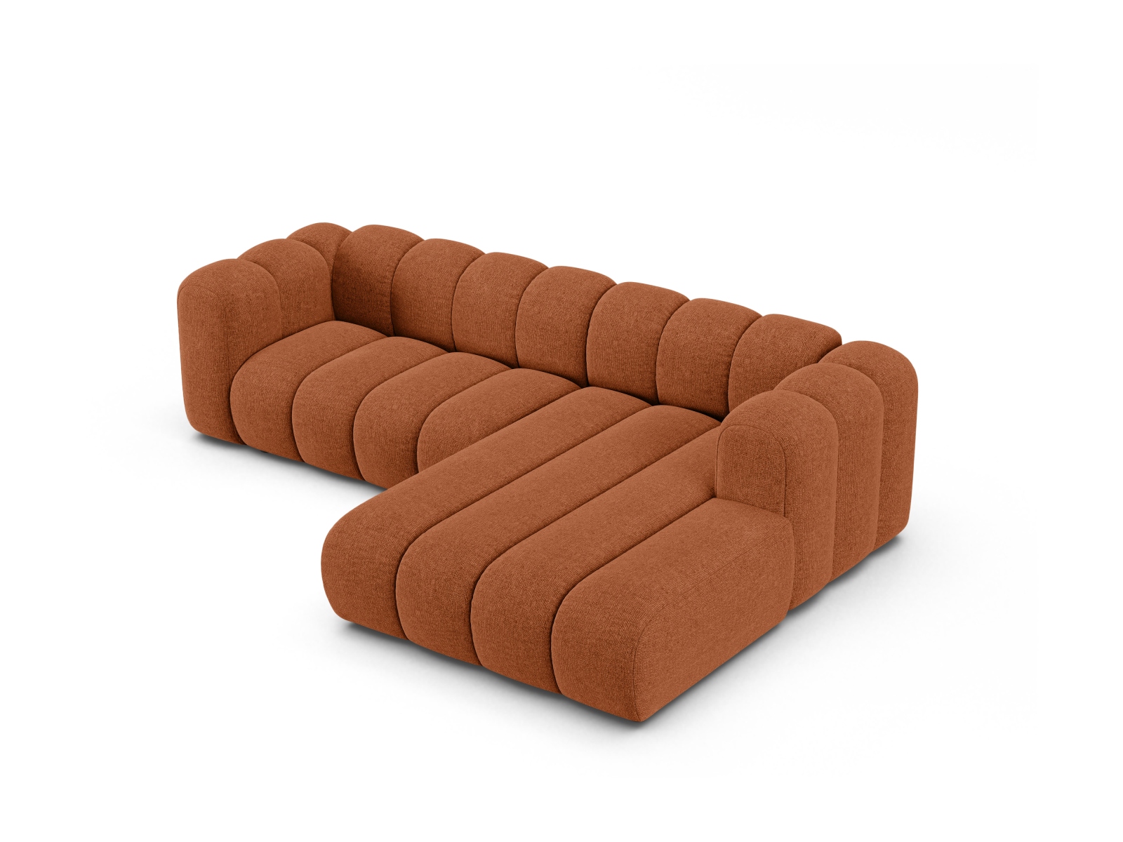Modular Right Corner Sofa, "Lupine", 4 Seats, 260x177x70