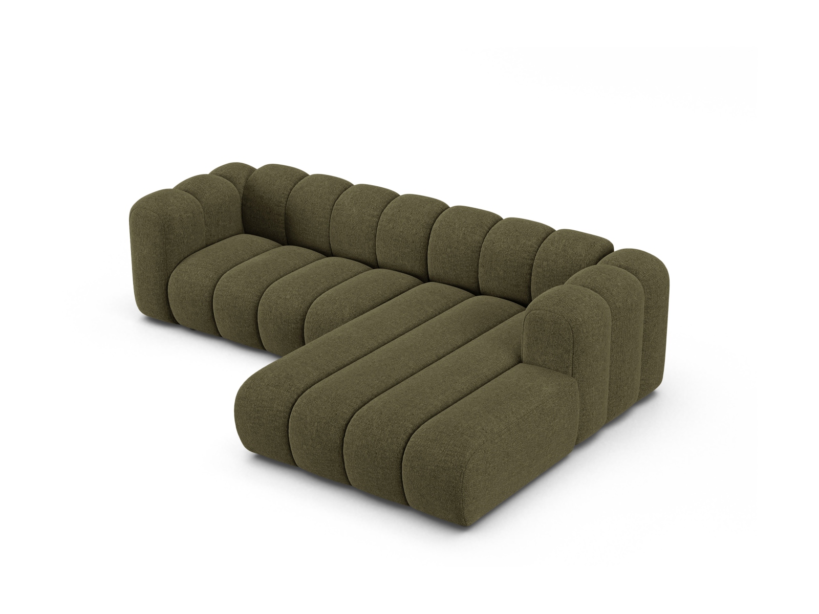 Modular Right Corner Sofa, "Lupine", 4 Seats, 260x177x70