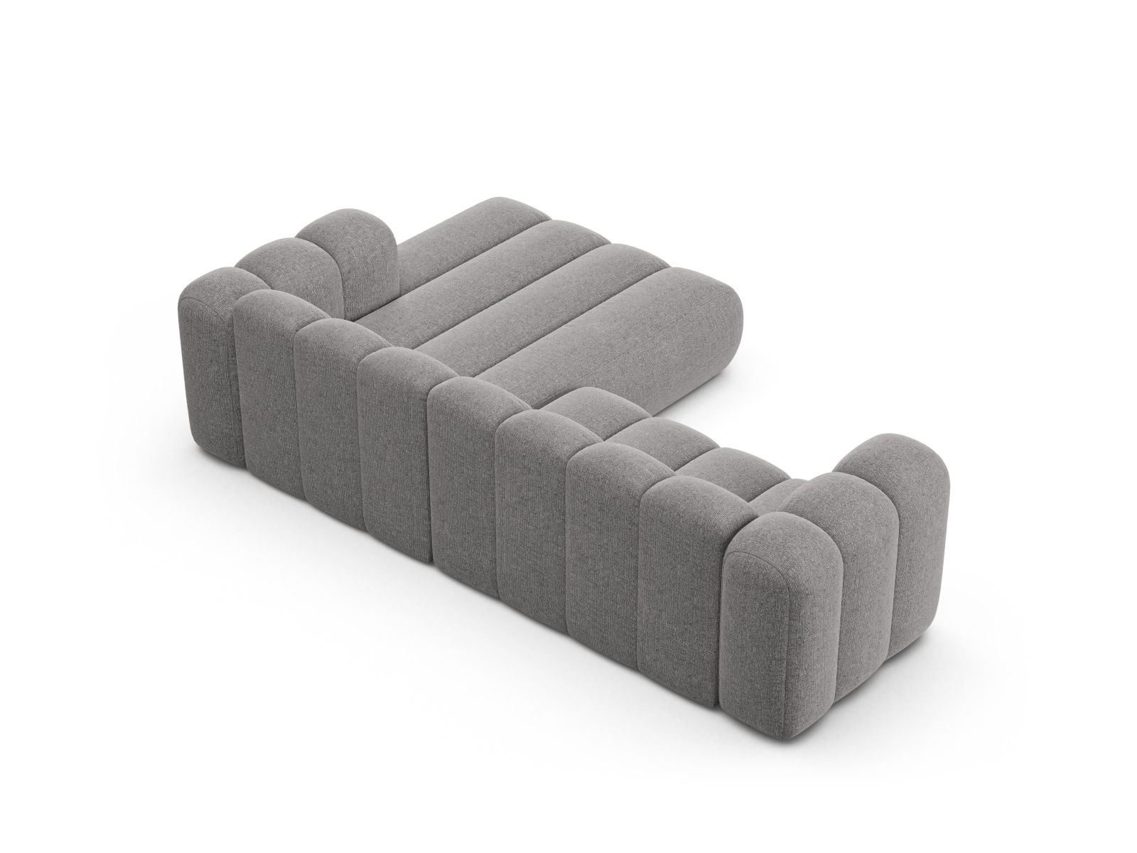 Modular Right Corner Sofa, "Lupine", 4 Seats, 260x177x70