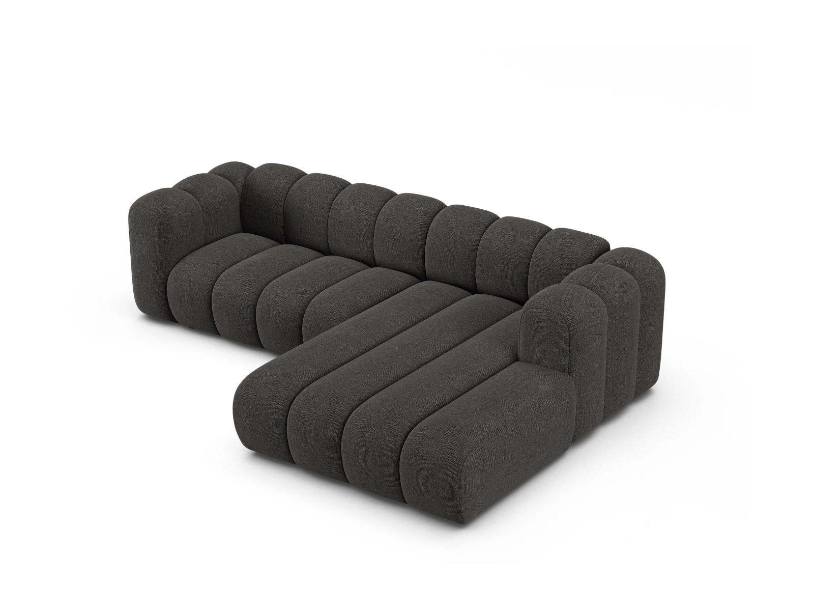 Modular Right Corner Sofa, "Lupine", 4 Seats, 260x177x70