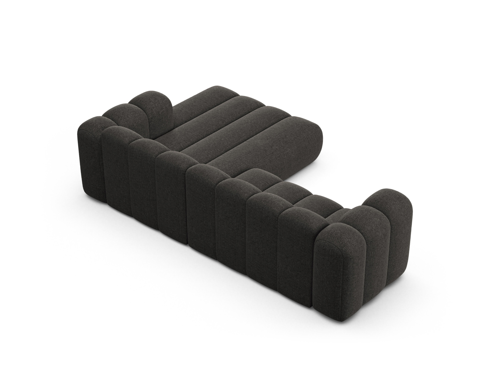 Modular Right Corner Sofa, "Lupine", 4 Seats, 260x177x70