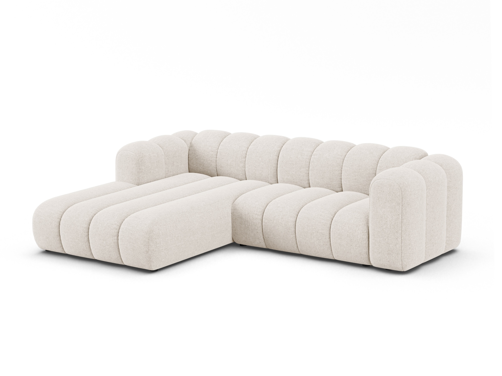 Modular Left Corner Sofa, "Lupine", 4 Seats, 260x177x70