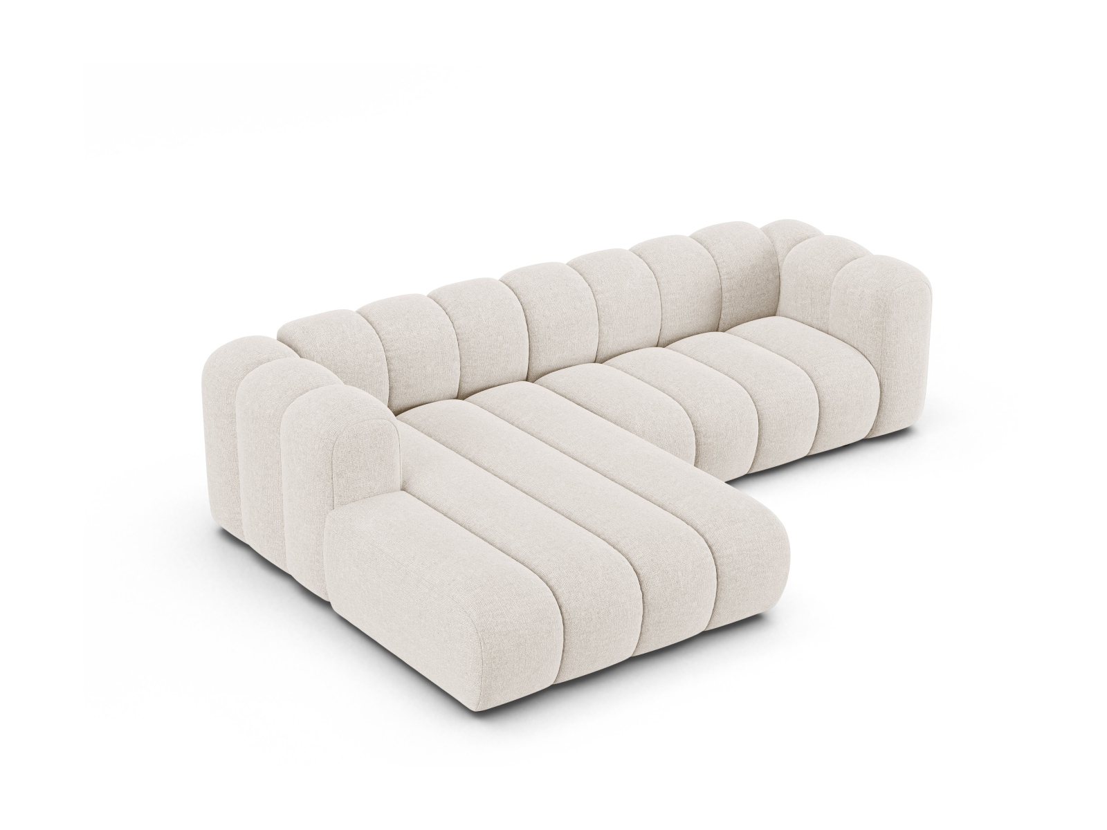 Modular Left Corner Sofa, "Lupine", 4 Seats, 260x177x70