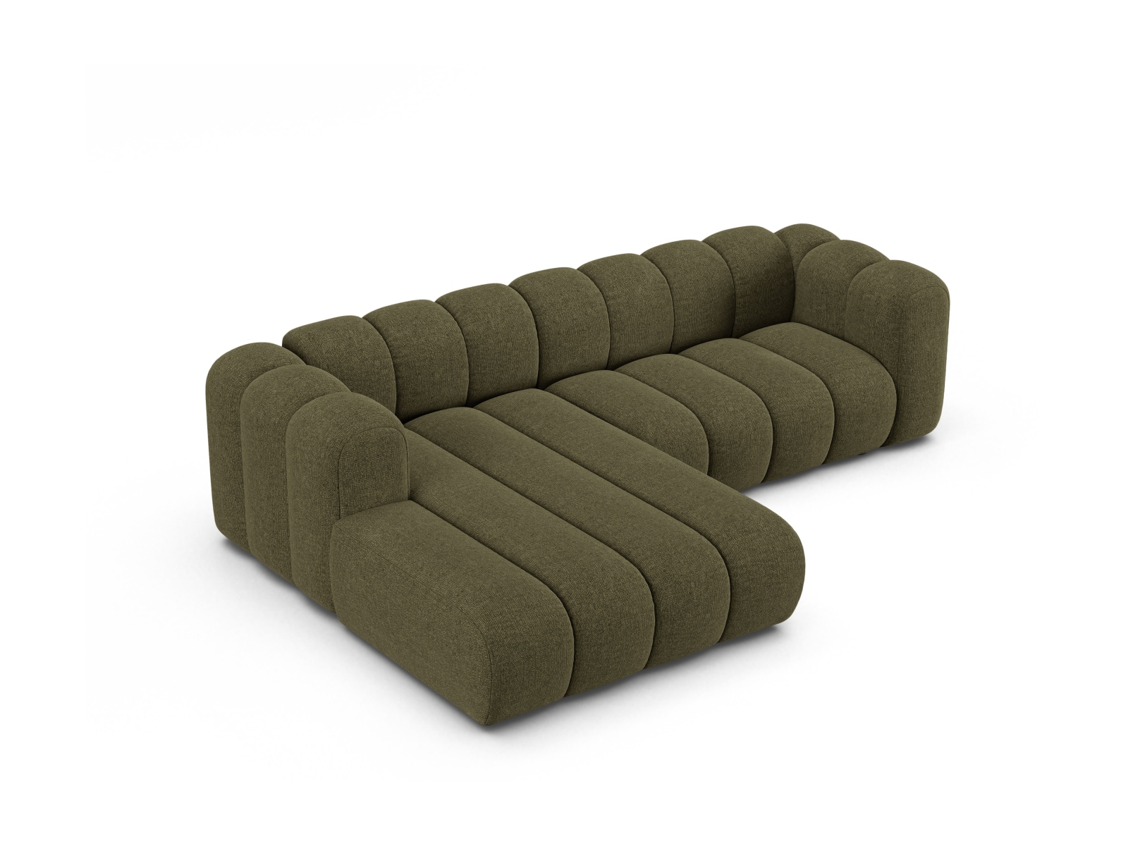Modular Left Corner Sofa, "Lupine", 4 Seats, 260x177x70