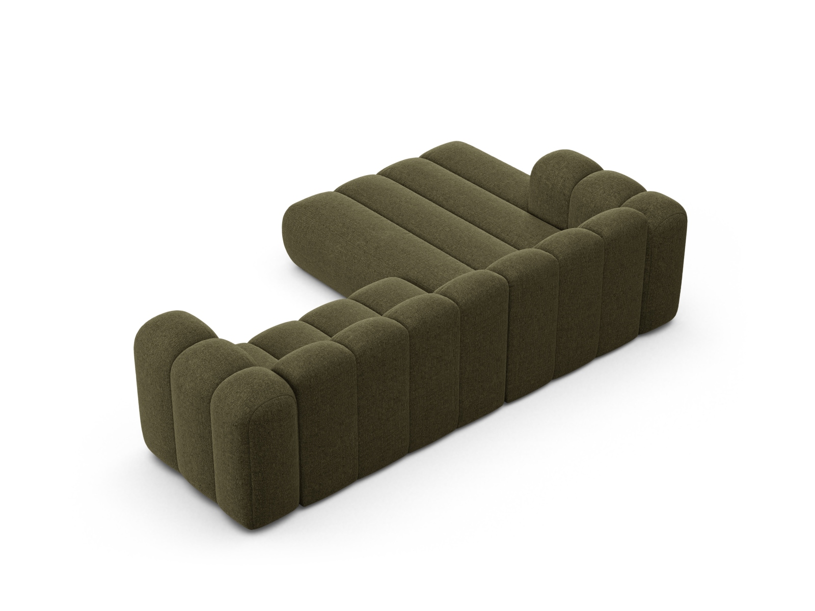Modular Left Corner Sofa, "Lupine", 4 Seats, 260x177x70