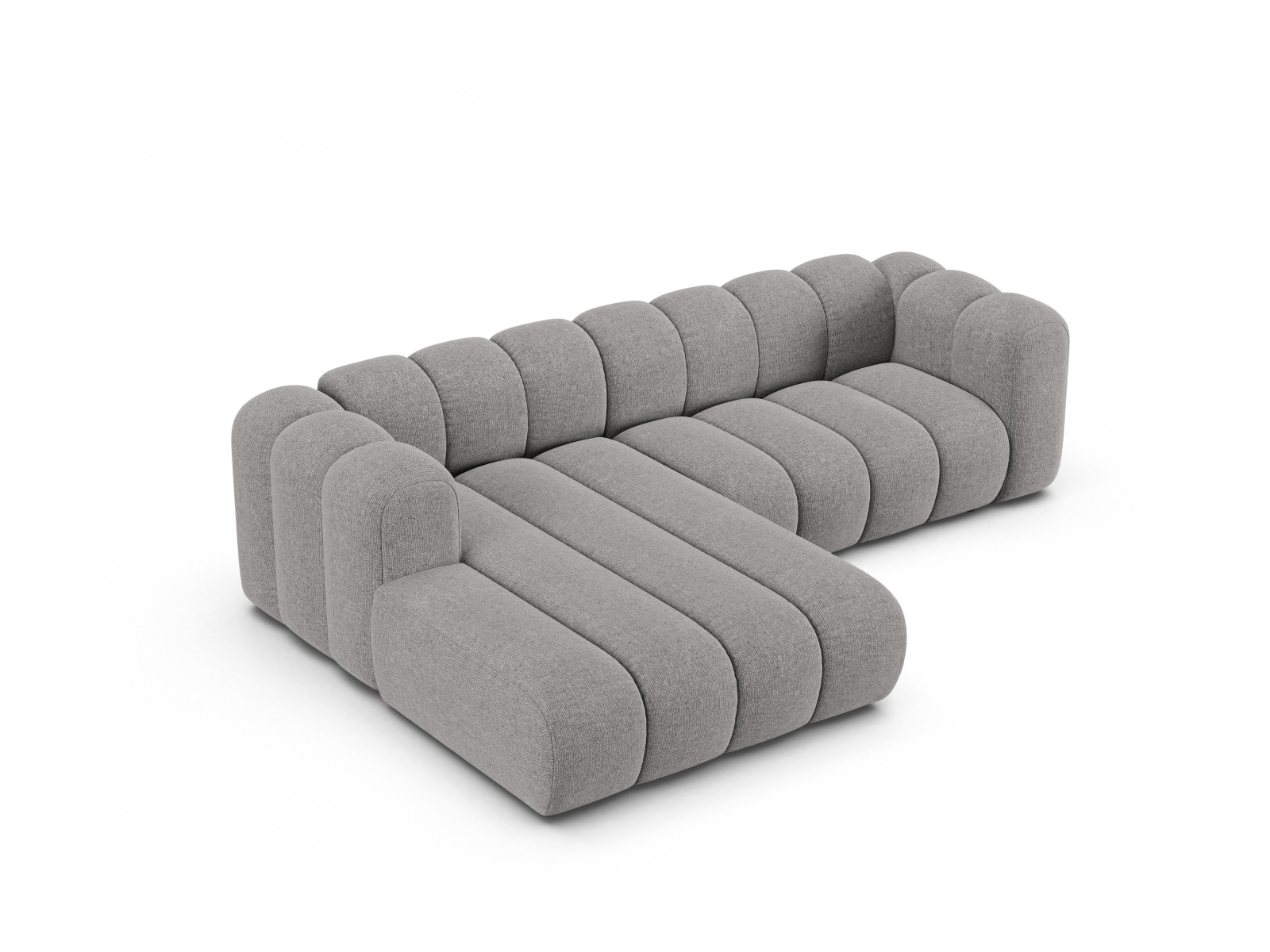 Modular Left Corner Sofa, "Lupine", 4 Seats, 260x177x70
