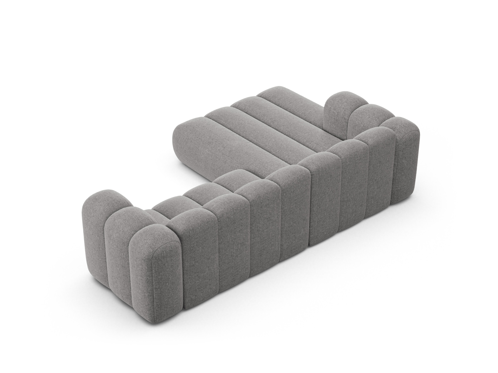 Modular Left Corner Sofa, "Lupine", 4 Seats, 260x177x70