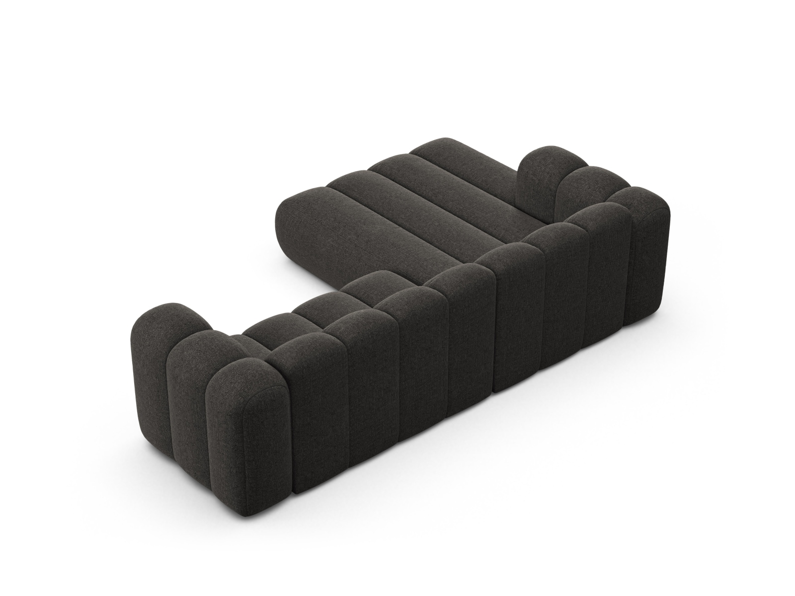 Modular Left Corner Sofa, "Lupine", 4 Seats, 260x177x70