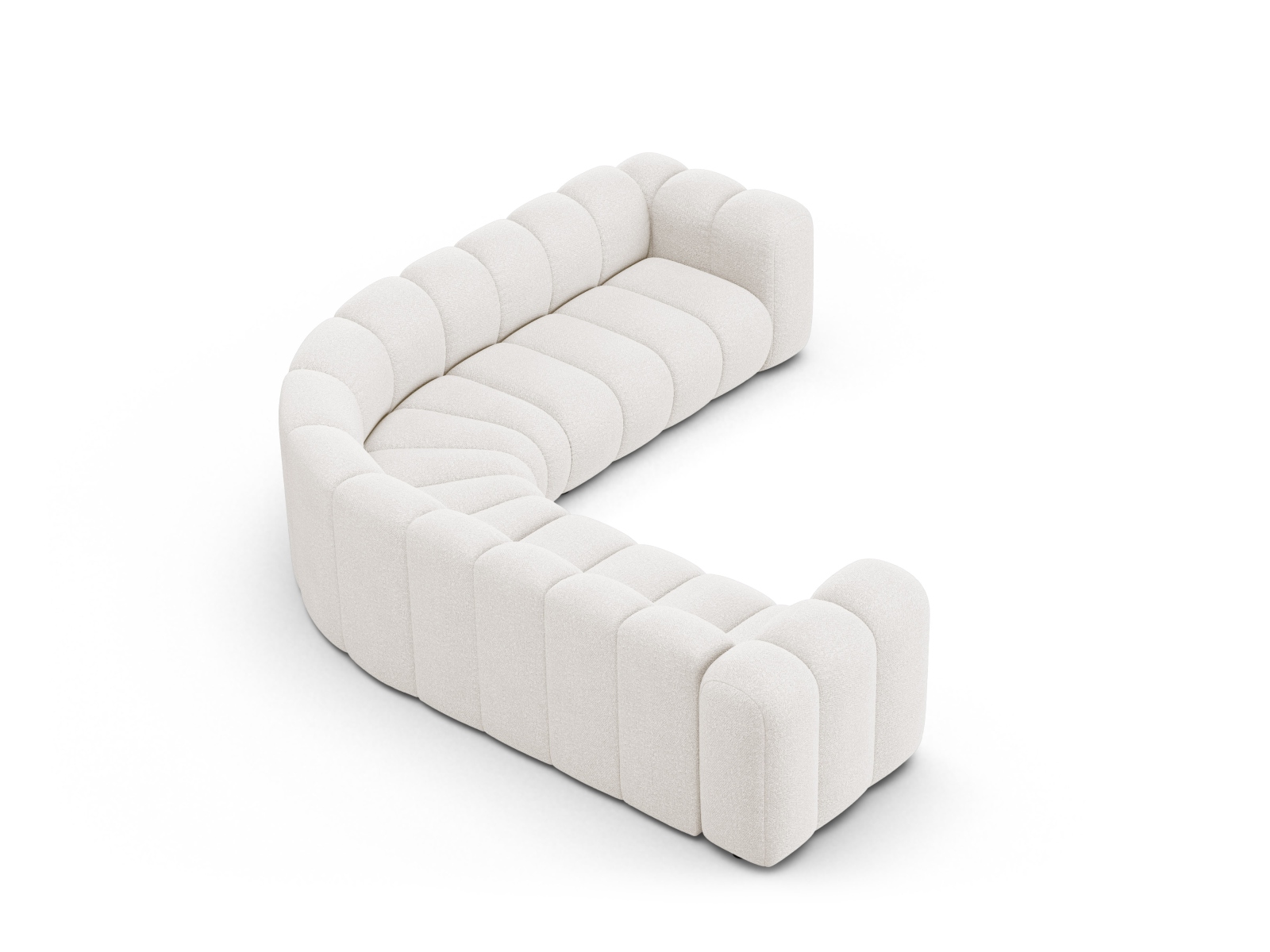 Modular Symmetrical Corner Sofa, "Lupine", 6 Seats, 280x280x70