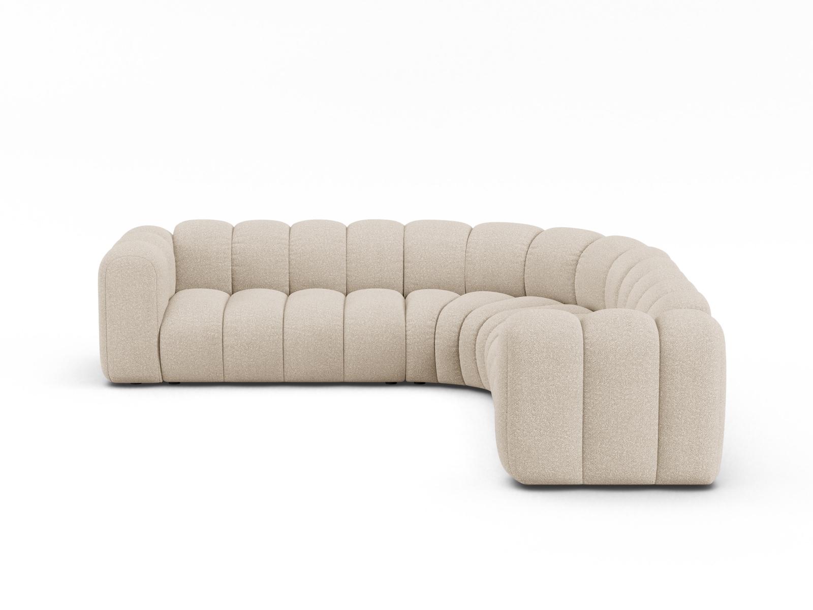 Modular Symmetrical Corner Sofa, "Lupine", 6 Seats, 280x280x70