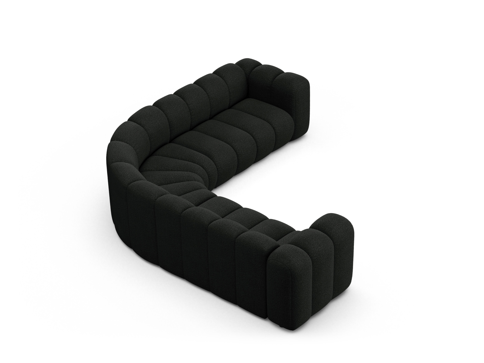 Modular Symmetrical Corner Sofa, "Lupine", 6 Seats, 280x280x70