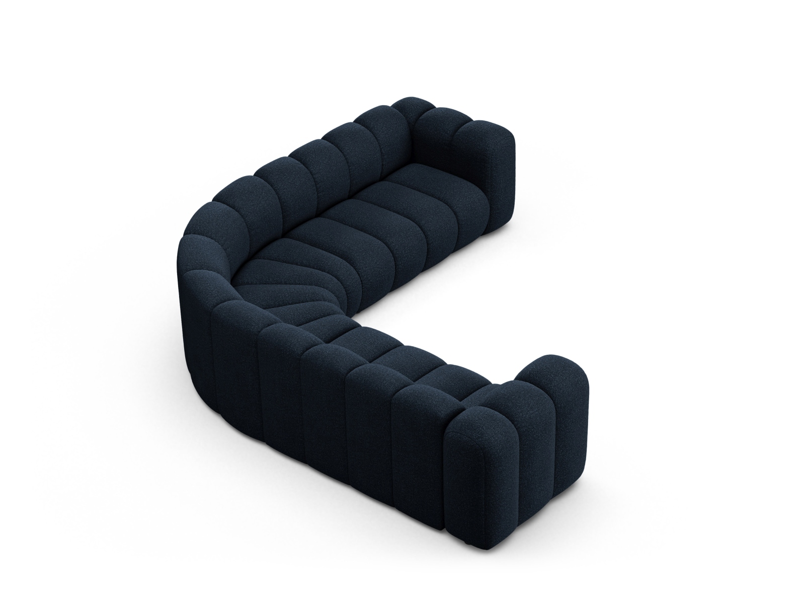 Modular Symmetrical Corner Sofa, "Lupine", 6 Seats, 280x280x70