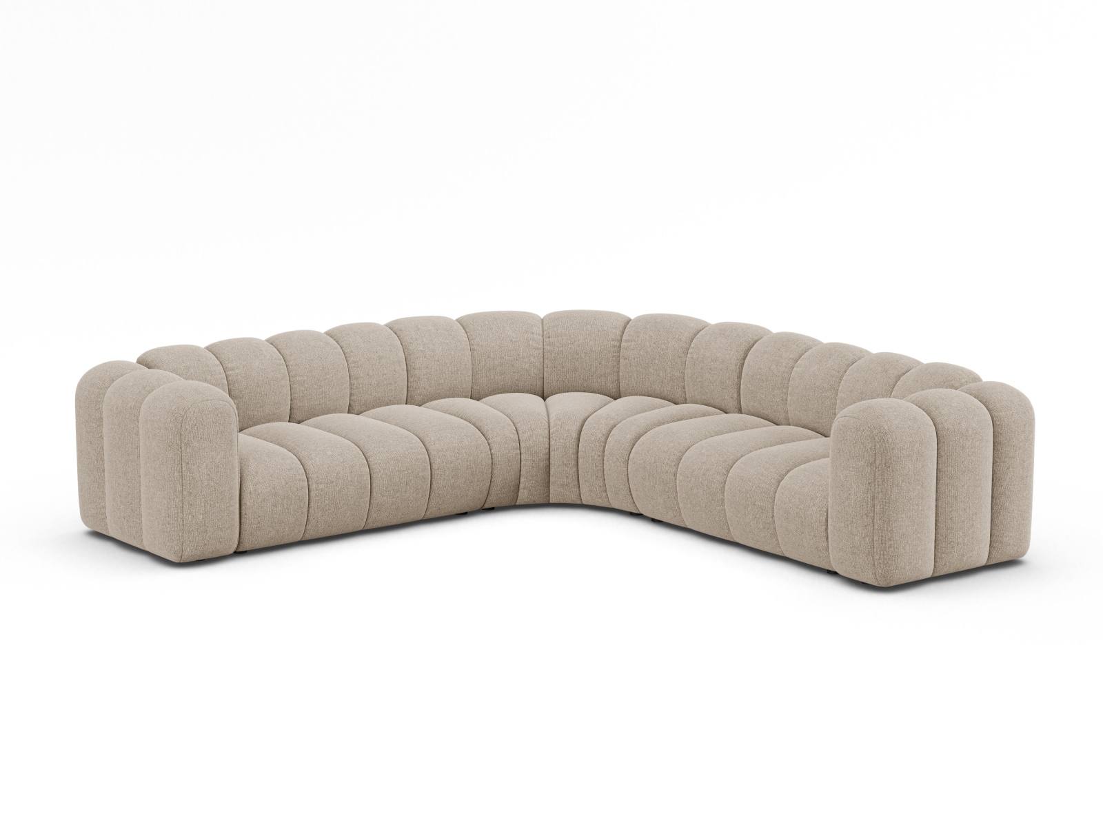 Modular Symmetrical Corner Sofa, "Lupine", 6 Seats, 280x280x70