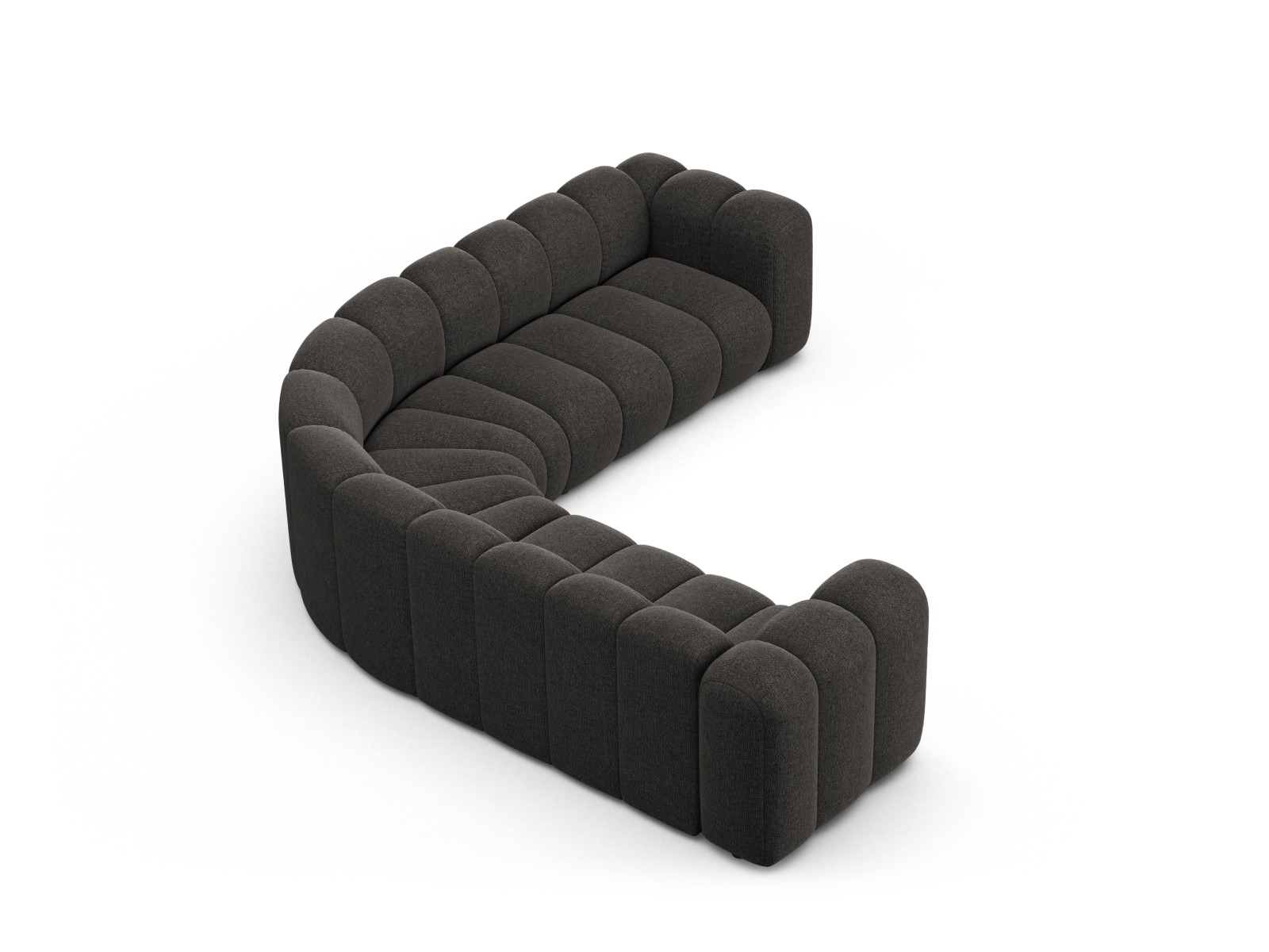 Modular Symmetrical Corner Sofa, "Lupine", 6 Seats, 280x280x70