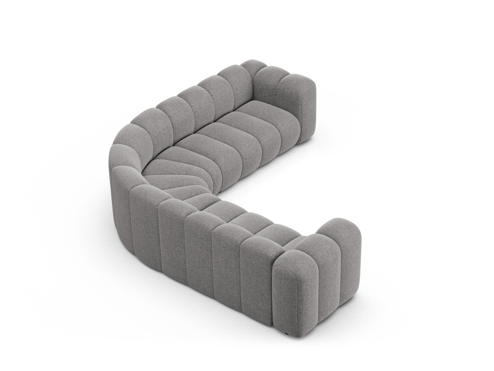 Modular Symmetrical Corner Sofa, "Lupine", 6 Seats, 280x280x70