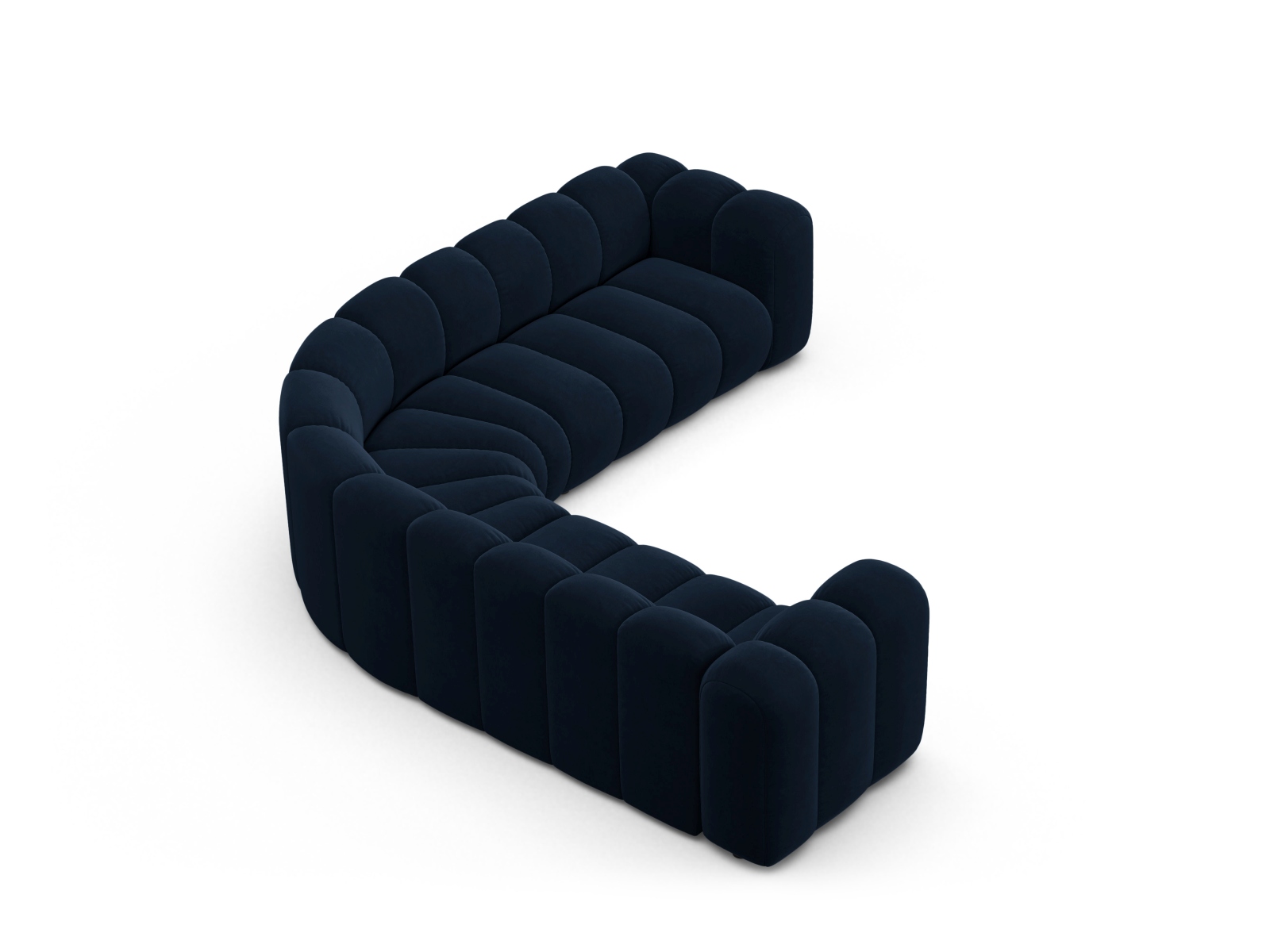 Modular Symmetrical Corner Sofa, "Lupine", 6 Seats, 280x280x70