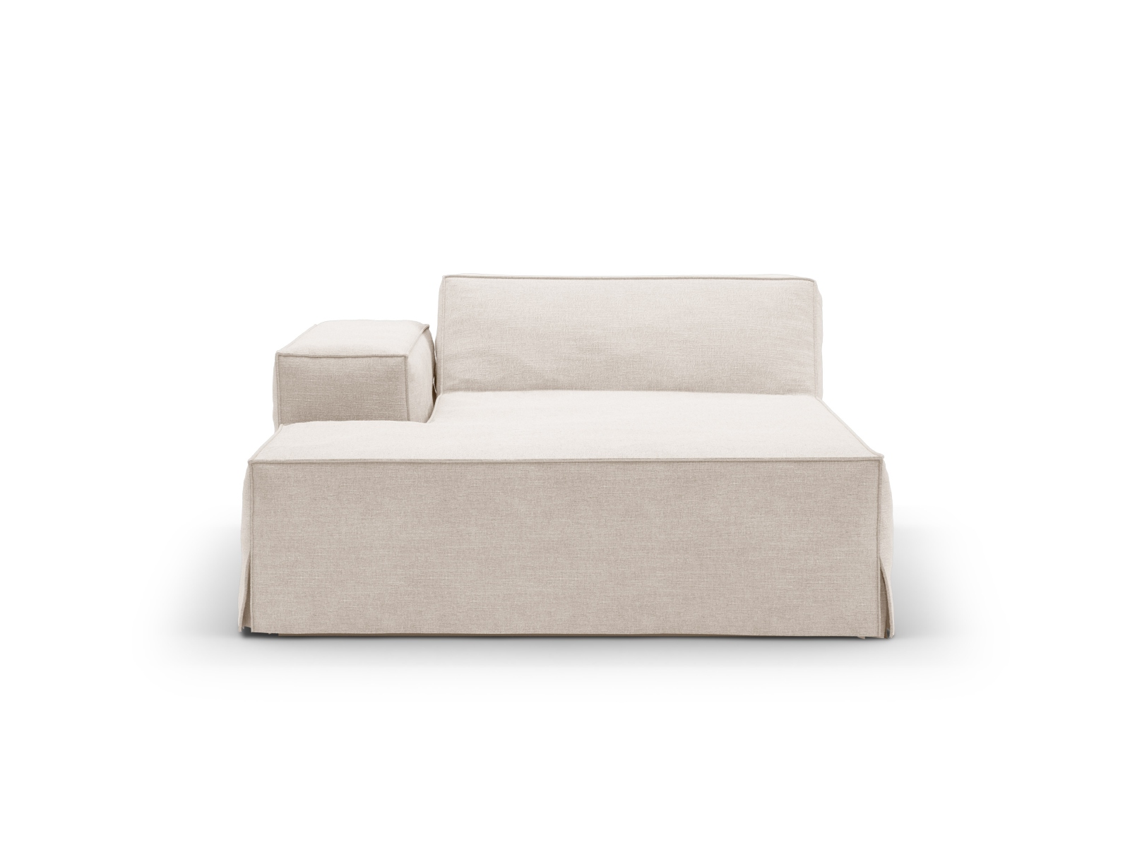 Chaise Longue Left, "Jodie", 1 Seat, 102x162x77