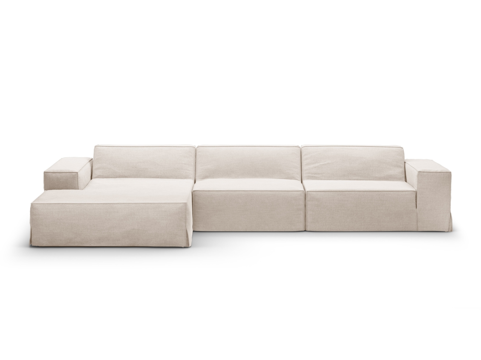 Modular Left Corner Sofa, "Jodie", 4 Seats, 284x162x77