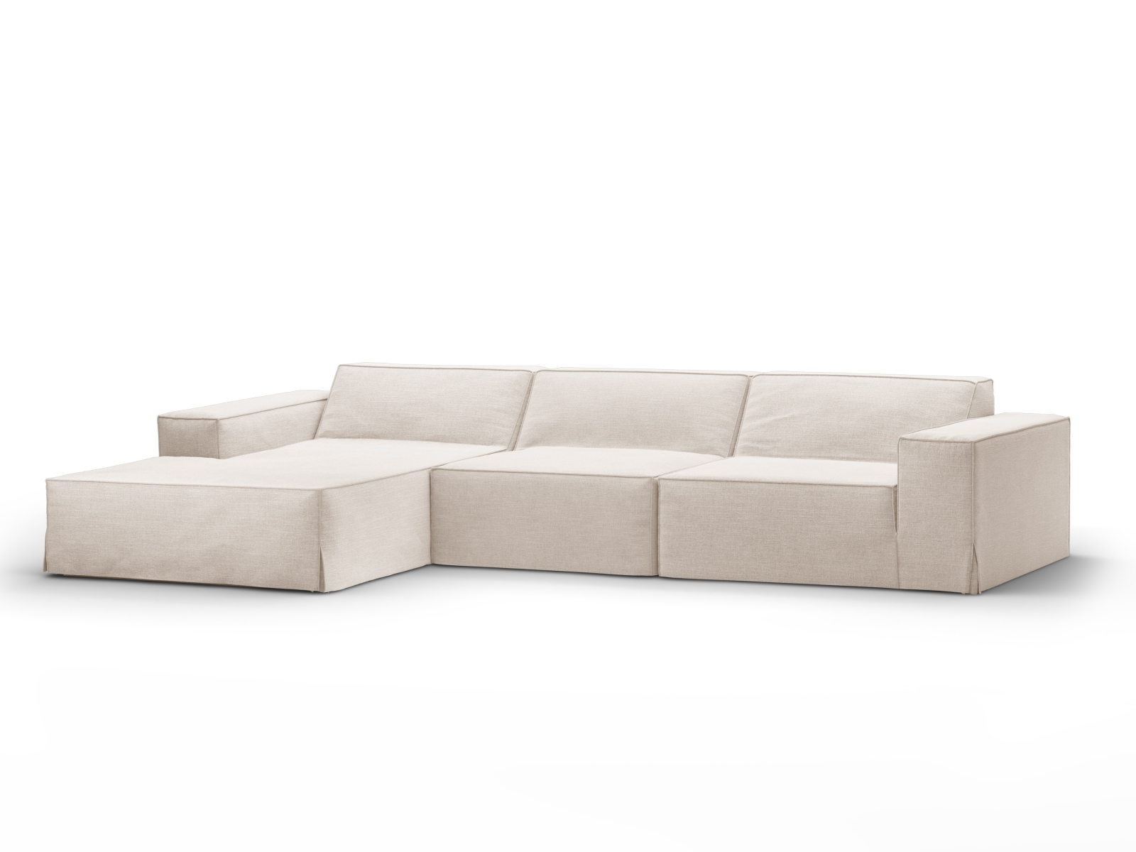 Modular Left Corner Sofa, "Jodie", 4 Seats, 284x162x77