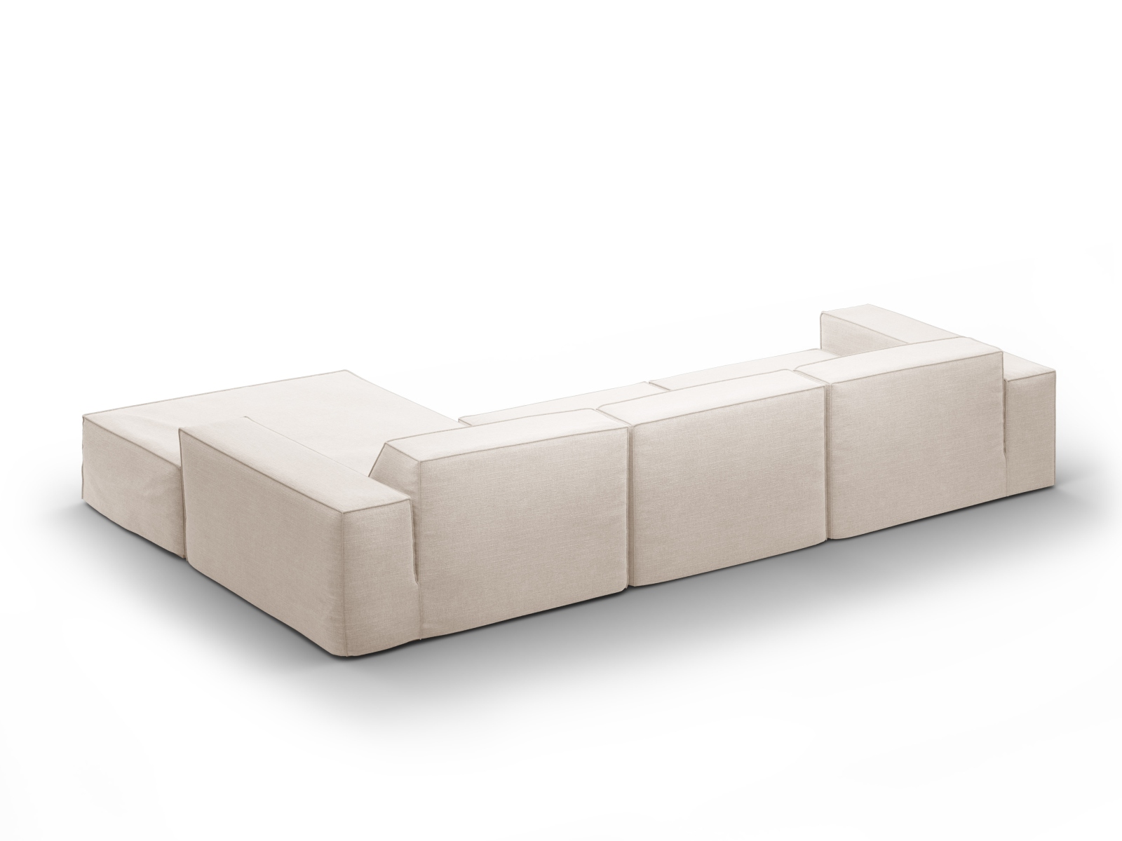 Modular Right Corner Sofa, "Jodie", 4 Seats, 284x162x77