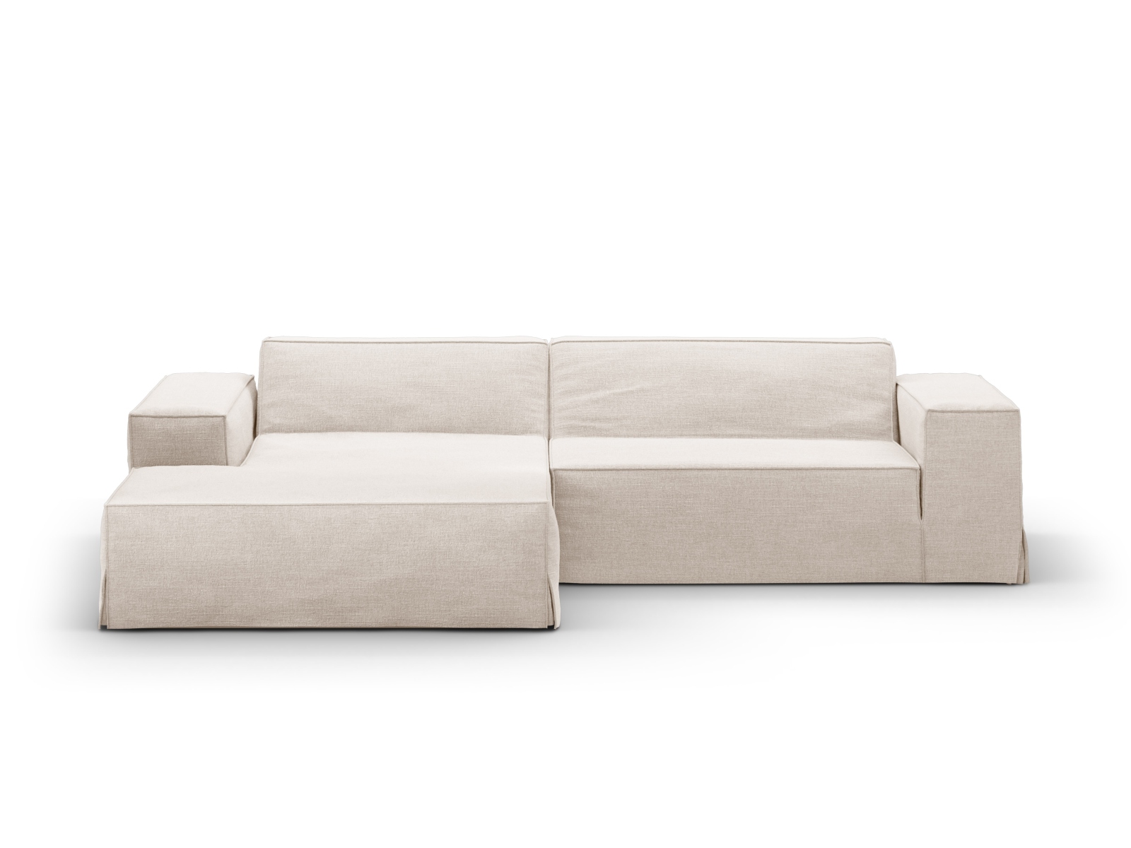Modular Left Corner Sofa, "Jodie", 3 Seats, 224x162x77