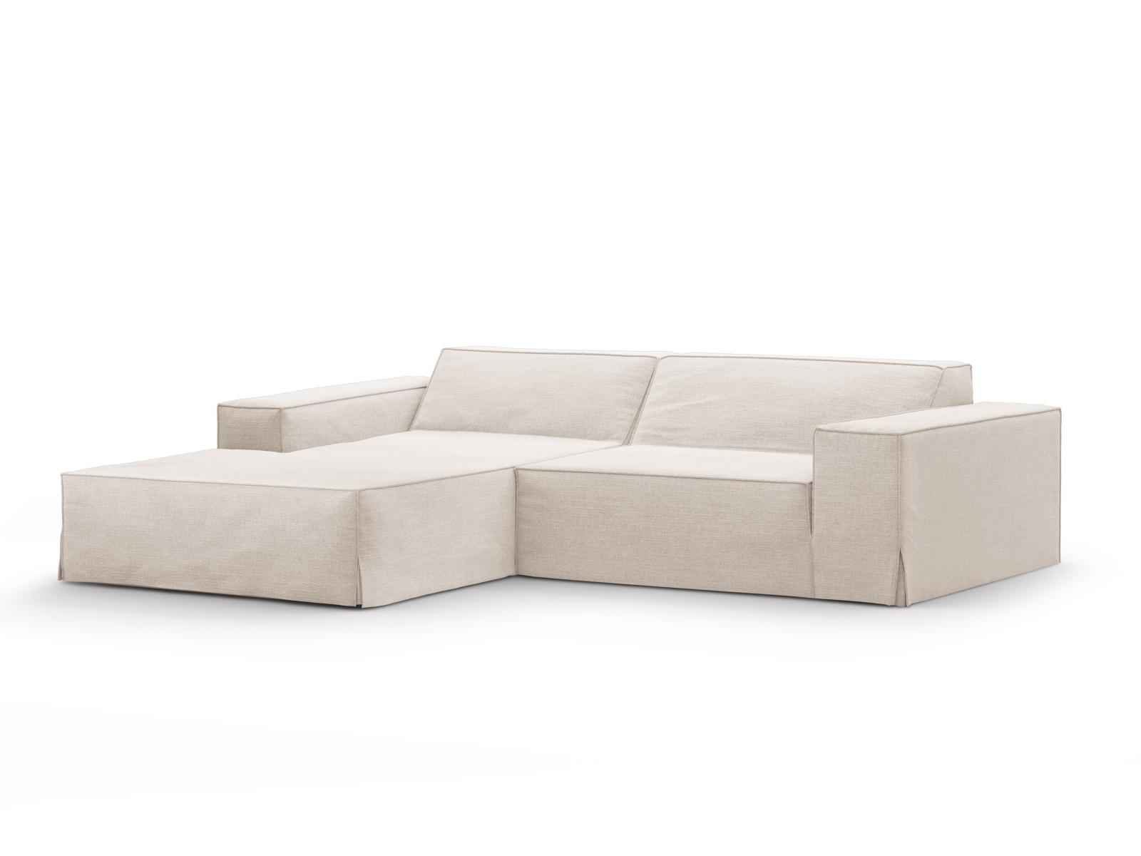 Modular Left Corner Sofa, "Jodie", 3 Seats, 224x162x77