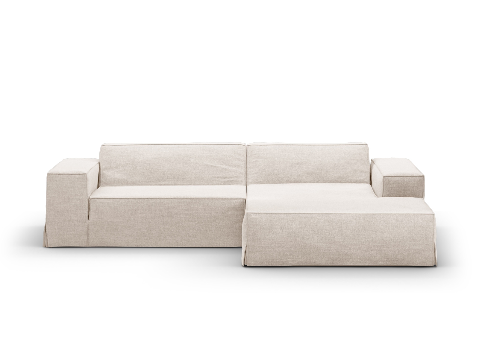 Modular Right Corner Sofa, "Jodie", 3 Seats, 224x162x77