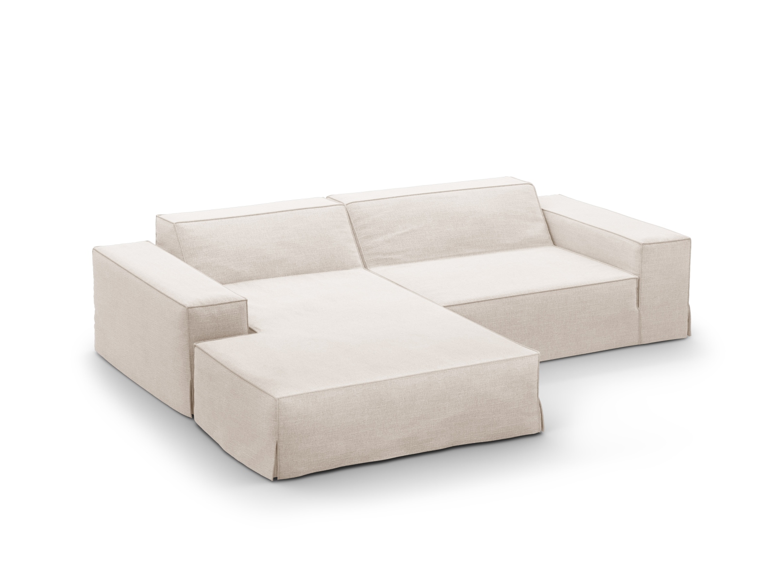 Modular Left Corner Sofa, "Jodie", 3 Seats, 224x162x77